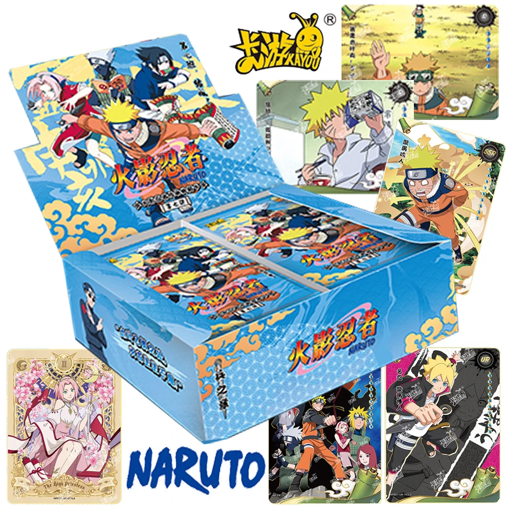 Kayou NARUTO Collection Card For Children Gaara Nagato Sasori Classic Fantasy Adventure Anime Limited Game Card Toys For Family