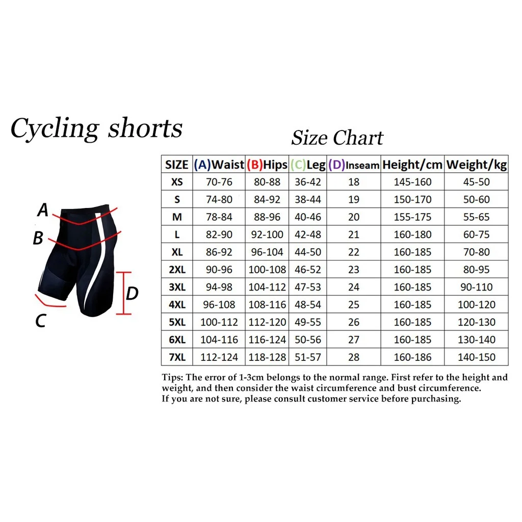 Cycling Bib Shorts Pants Men Short Mtb Biker Clothes with Gel Padded