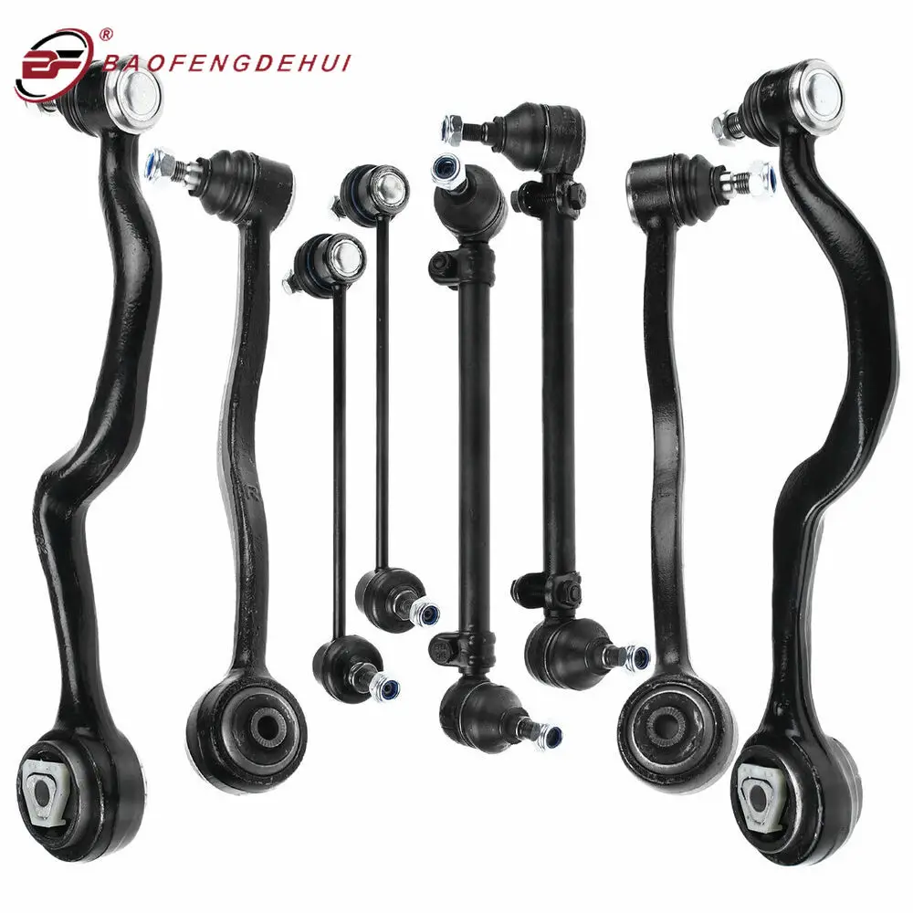 

New 8PCS Front Left Right Control Arms for BMW E34 525i 1989-1995 530i 535i 540i 31121139991 32211135666 32211124231 31121141097