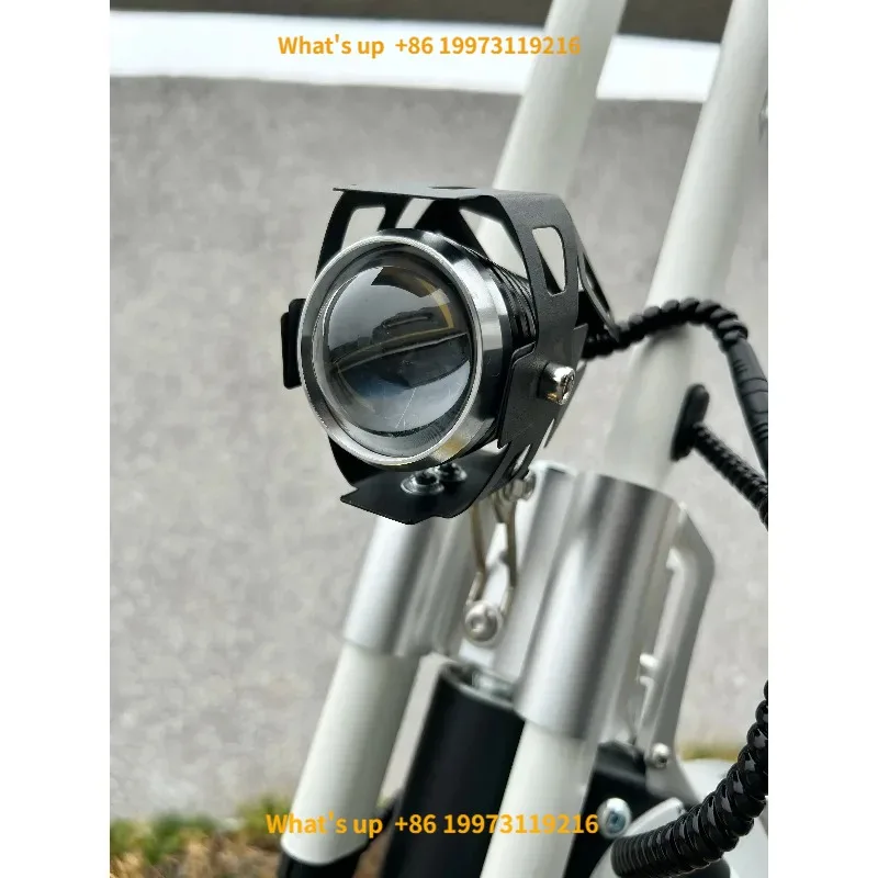 

2026 Первый в мире 3-в-1 электрический снегоход-скутер с водонепроницаемым корпусом, мощностью 1800 Вт и съемной литиевой батареей 48В 30Ач