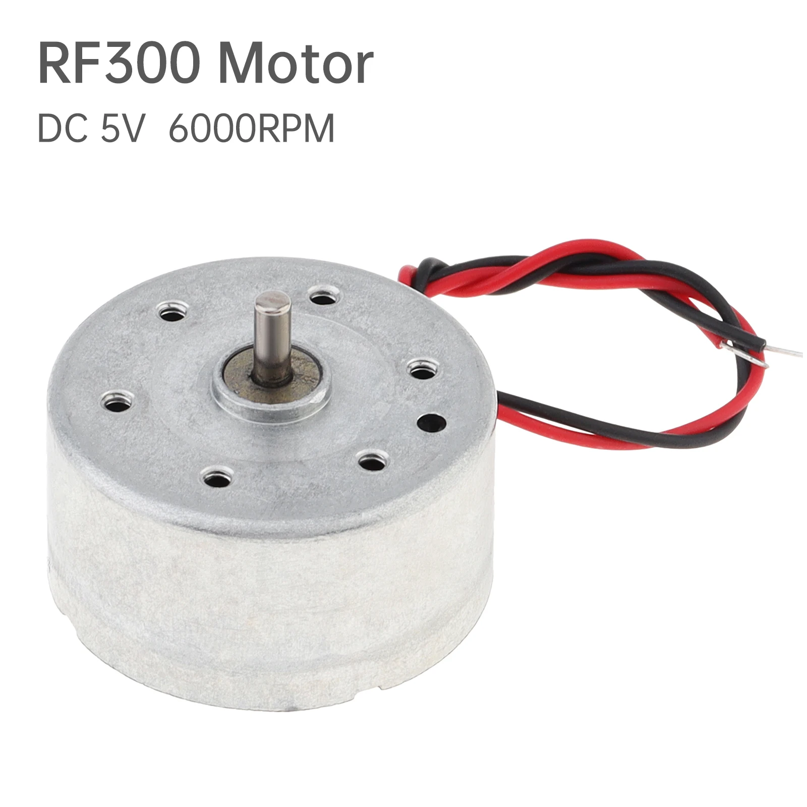 JYUDAUFU 5 Piezas RC300-FT-14270 Micro Motor DC 3 V 5800 RPM Mini Motor Eléctrico con Cable de 2 Pines con Soporte, para Coche de Juguete RC/Barco/ Mini Ventilador/DIY/Modelo de Avión/Para Arduino JYUDAUFU 5 Piezas RC300-FT-14270 Micro Motor DC 3 V 5800 RPM Mini Motor Eléctrico con Cable de 2 Pines con Soporte, para Coche de Juguete RC/Barco/ Mini Ventilador/DIY/Modelo de Avión/Para Arduino