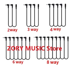 Destroy AndrJOCable-Adaptateur de prise d'alimentation, accessoire de pédale JEEffprotected, 1 à 2, 3, 5, 6, 8, 10 voies, 9V DC
