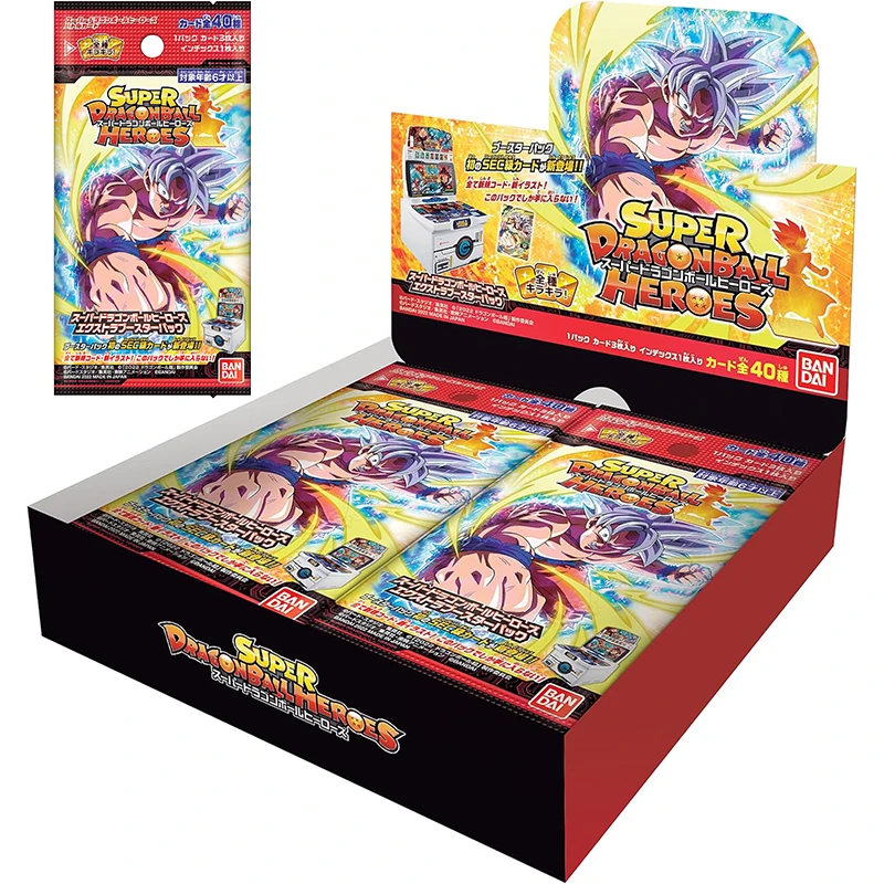 

BANDAI Super Dragon Ball Heroes Extra Booster Pack Card Game TCG ZA-129 Anime Collection Card Child Toy
