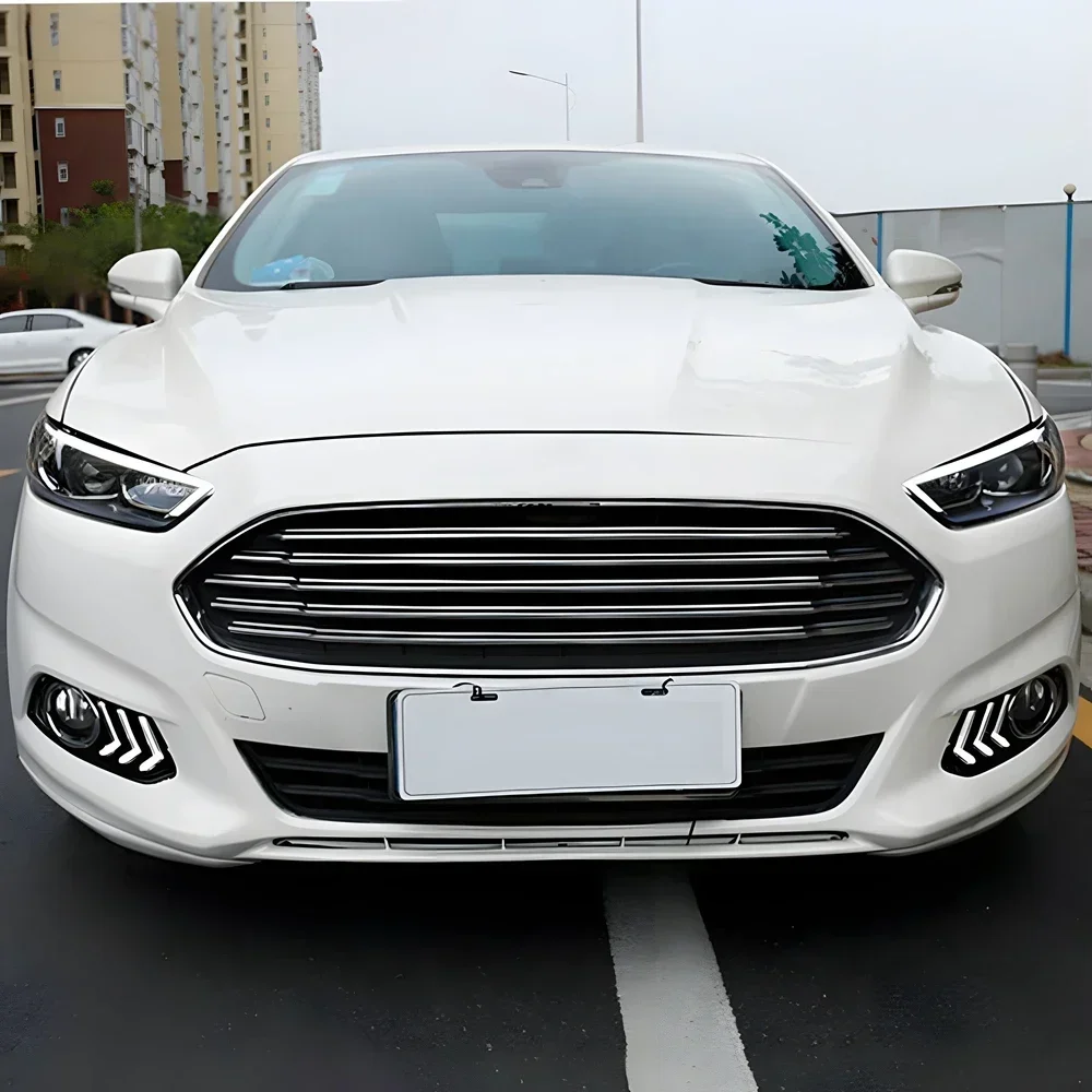 Car Front Lamps for Ford Mondeo Fusion 2013-2016 Led Auto Headlights Assembly Upgrade 2020 High Configure Style Accessories