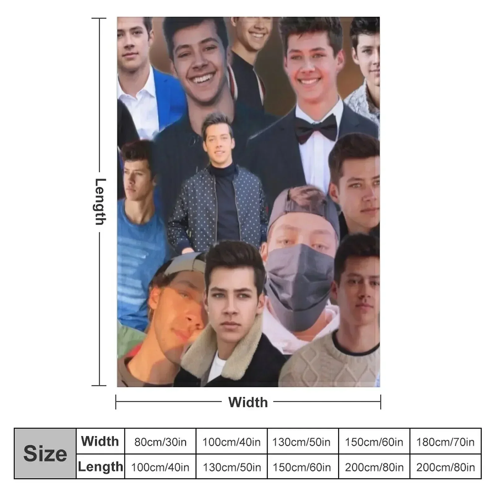 matt cornett photo collage Throw Blanket funny gift Luxury Designer warm winter Designers Hairys Luxury Thicken Blankets