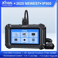 XTOOL InPlus IP500 for Chrysler for Jeep for Dodge Automotive Diagnostic Tool Bidirectional Control Scanner Lifetime Free Update