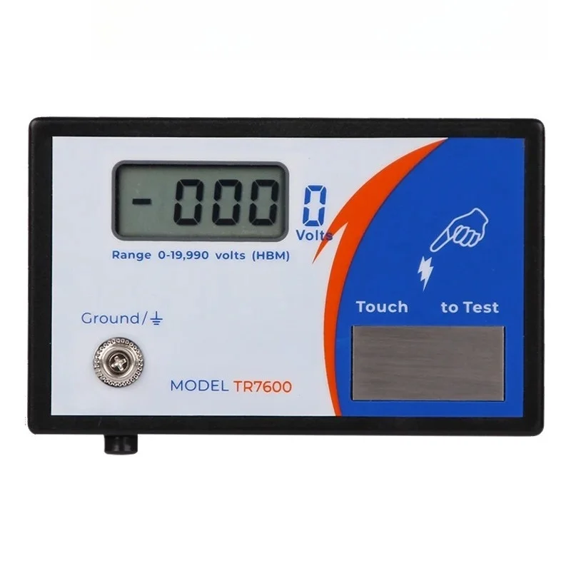 

TR7600 Human Static Electricity Tester Digital Static Electricity Detection Release Static Electricity Detector