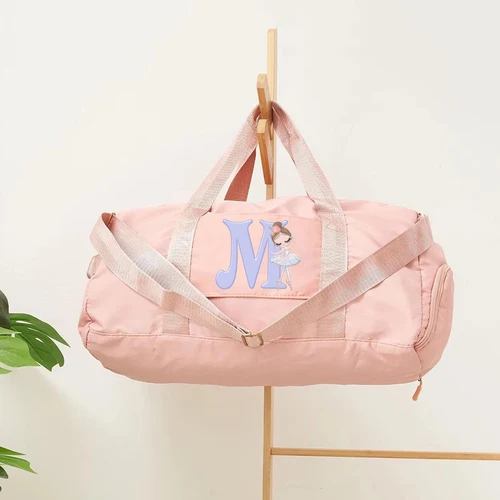 Bolsa de baile con letras de bailarina para niñas, bolsas de baile de Ballet, regalo de cumpleaños para ella, bolsa de fiesta de baile para niñas