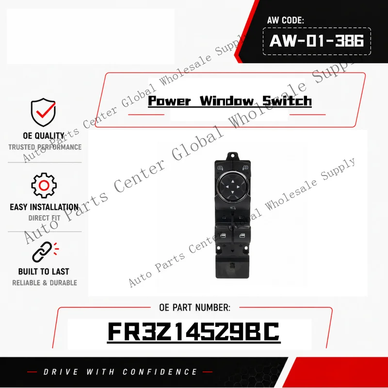 Z+ Front Driver LH Power Window Switch for d Mustang 2015-2023 FR3Z14529BC