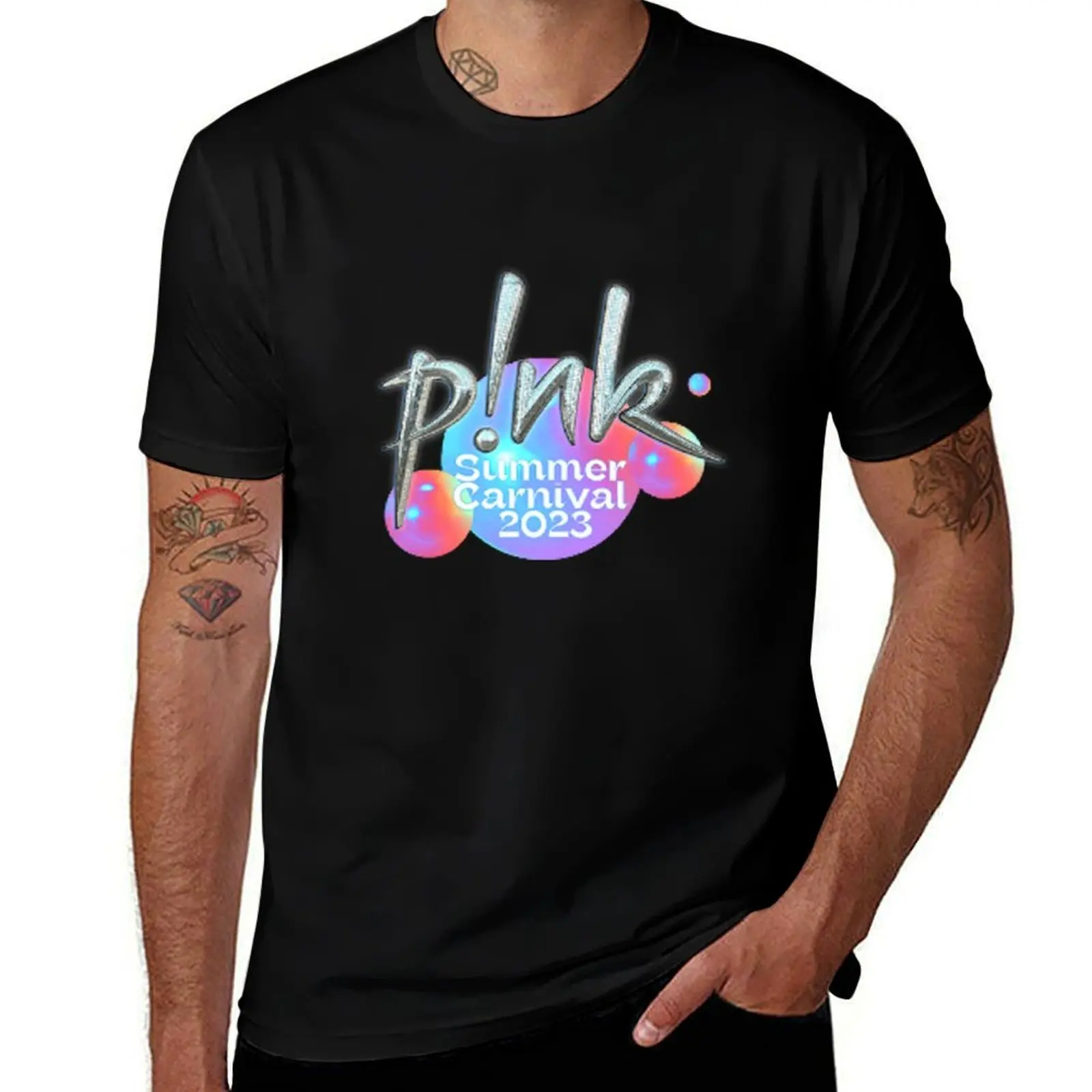 2023 PINK SUMMER TOUR T-Shirt Simple Print Design T-Shirt
