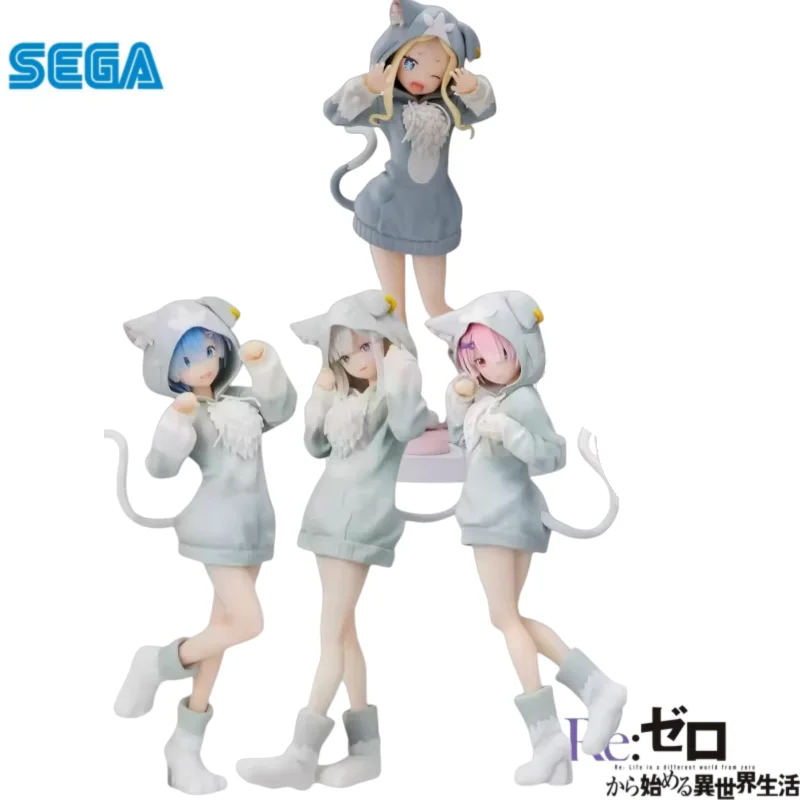 

В наличии: Оригинальные фигурки персонажей аниме Sega Re:Zero - Starting Life In Another World (Рем, Эмилия) - Коллекционные модели, игрушки, статуэтки