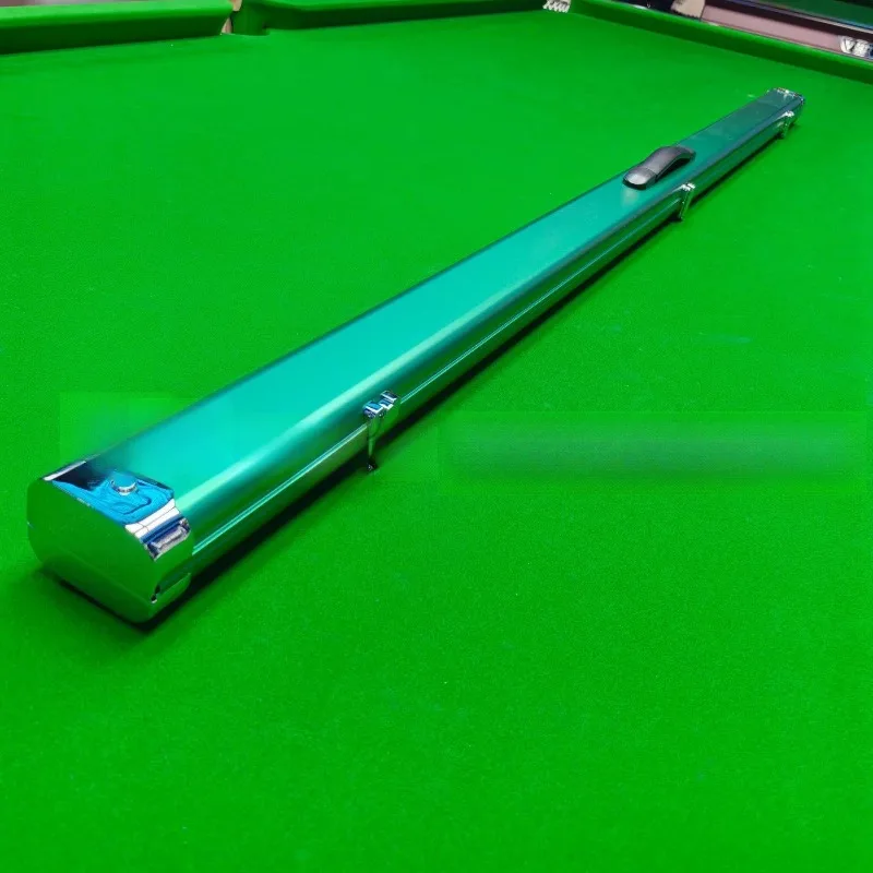 

【Popular】Aluminum Alloy Billiard Club Storage Box Small Head Snooker Single Through Rod With Choke Grid Double Slot Rod Box