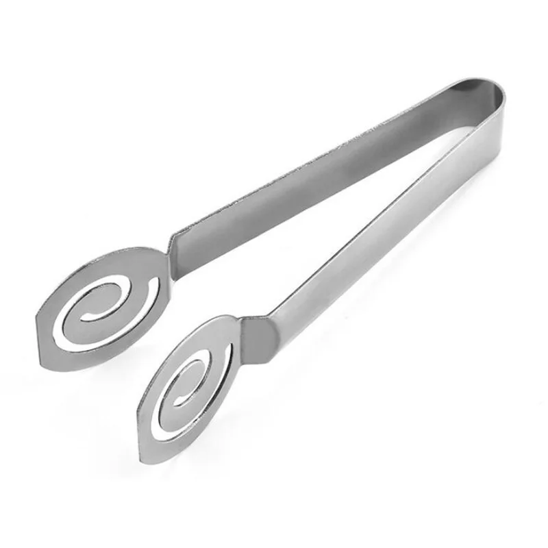 100Pcs/Lot Stainless Steel Tea Bag Clip Teabag Tongs Food Bread Lemon Slices Pliers Kitchen Baking Tool Tea Leaf Strainer Clip