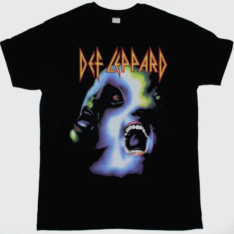 Def Leppard Hysteria Album Grafik Unisex 100% Baumwoll-Shirt, 2026 Sommer Neues Herren Y2k Rock Gothic Style Mode T-Shirt Fan Geschenk