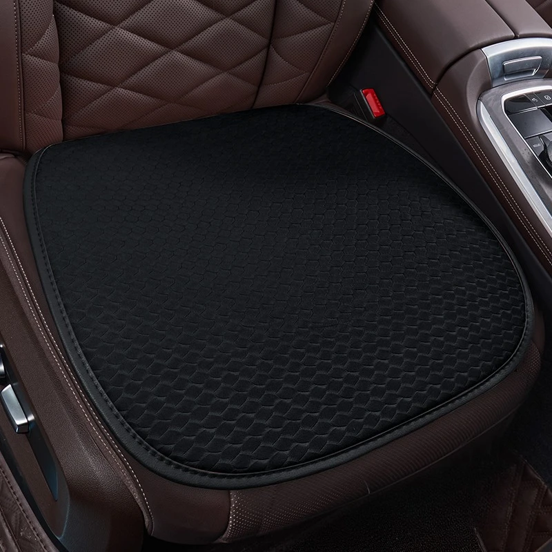 3D Embossed Plush Car Seat Covers Soft Comfortable Breathable Non Slip Easy to Install