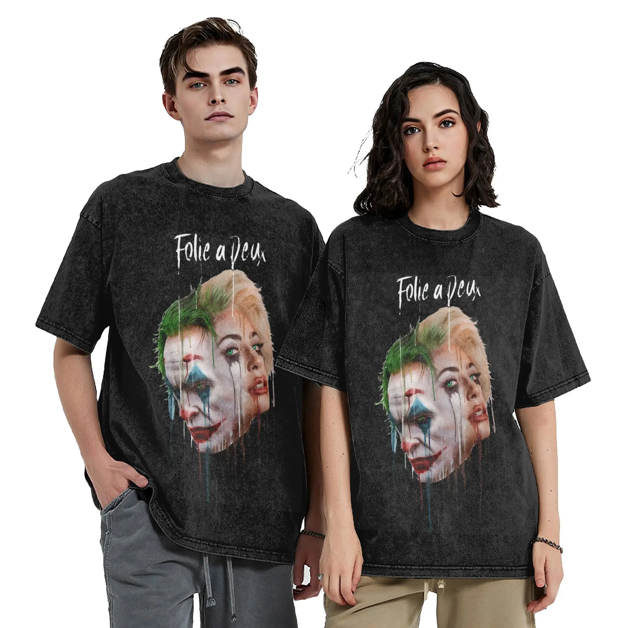 Men Women Wased T-shirts Jokers: Folie a Deux 2024 new Print Shirt Merch Street  Tees Tops