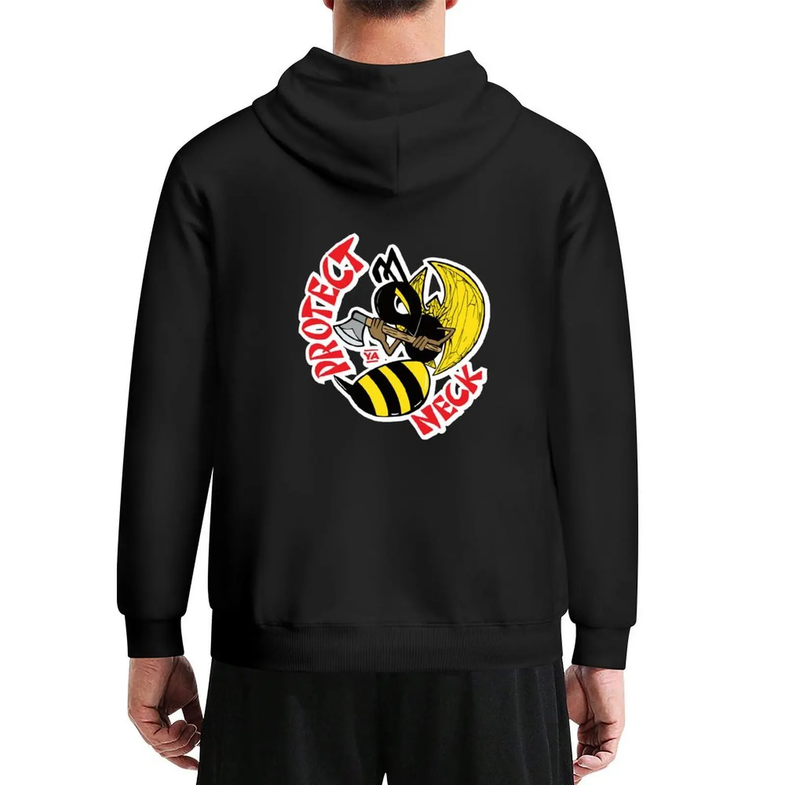 

PROTECT YA NECK KILLA BEE Hoodie japanese style male clothes korean autumn clothes pullover hoodies