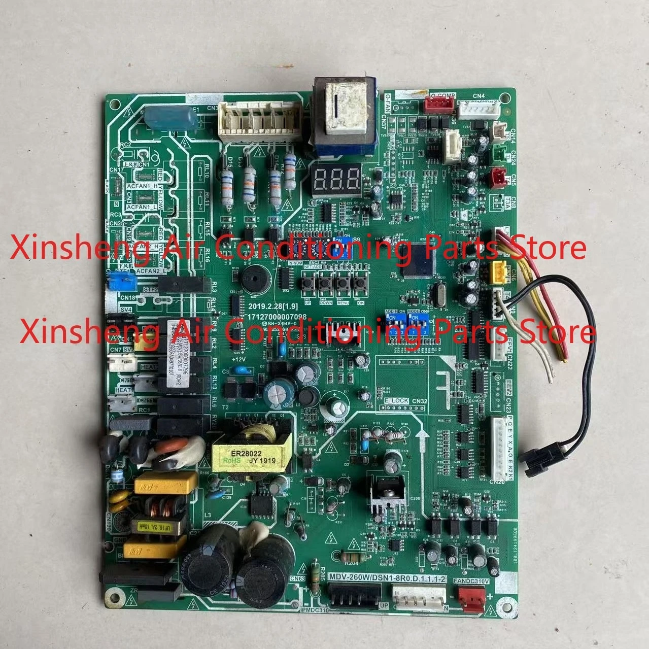 Used CE-MDV335W/DSN1-8 Suitable for Midea central air conditioner 10 external main board MDV-260W/DSN1-8R0