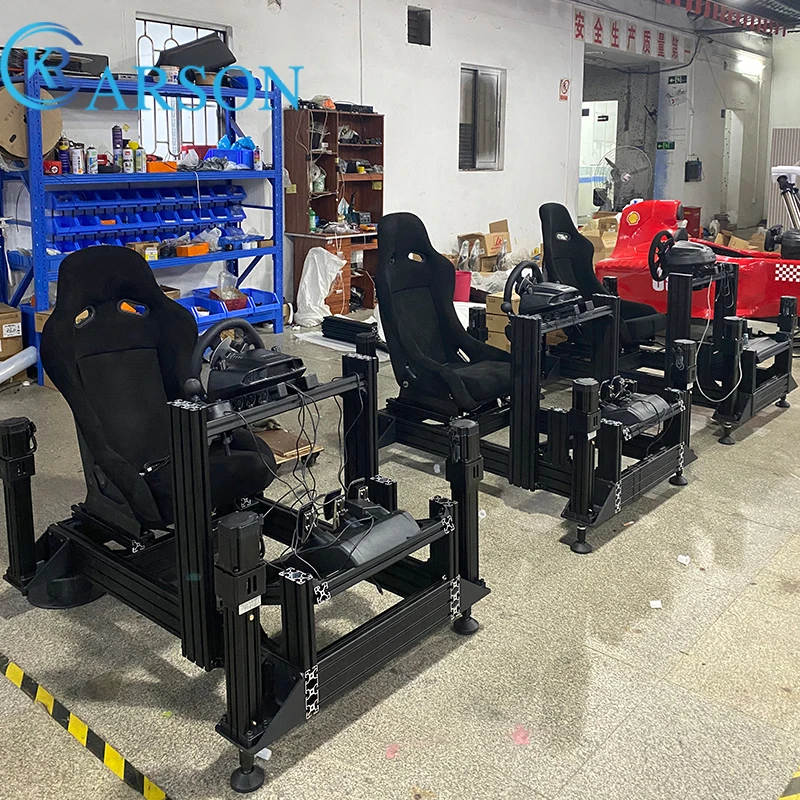 Basic Version DIY 3060 Anium Profile Driving Game Motional Car Race Simulator With 4 Axis Sim Racing Cockpit