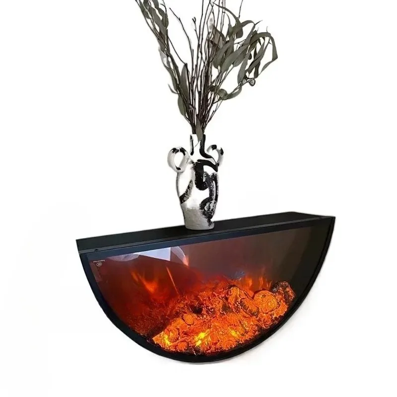 Simulated fire fireplace core French electronic false flame special-shaped fire light living room B & B home decoration