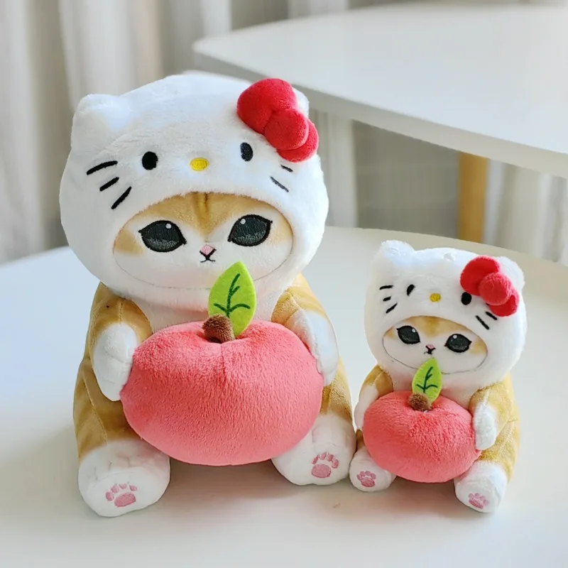 Kawaii Mofusand Shark Cat Games Giocattoli di peluche Zaino Portachiavi Creativo Simpatico cartone animato Bambola di pezza Accessori Amico Regalo di compleanno