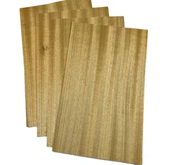 6pcs/lot  Length:300x200mm Thickness:0.3-0.4mm Golden Pomelo Straight Grain Thick Wood Veneer Audio Furniture Thin Wood Chips