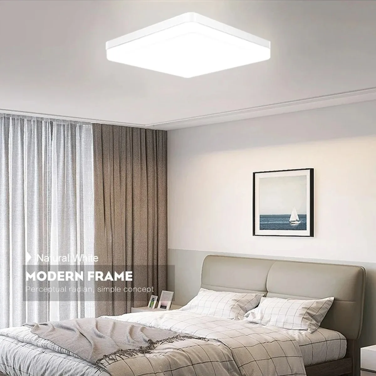 IRALAN Modern Home LED Ceiling Lights Easy To Install 3 Mode Color Temperature adjusting square For Living Room