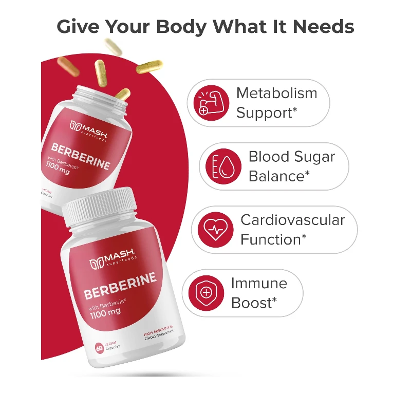Berberine-Premium Berberine Extract, 95% Tested, Ultra High Purity, Support Overall Health, High Pot
