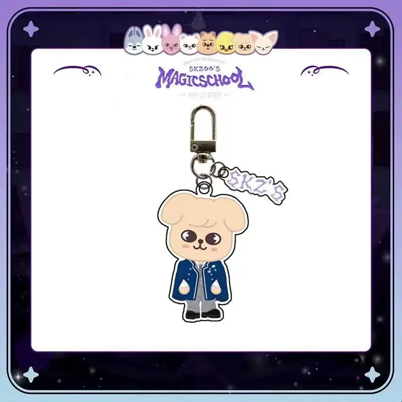 SKZOO Academy of Magic Acrylic Keychain: Collectible goodies, birthday gifts, couples' accessories, backpack pendants