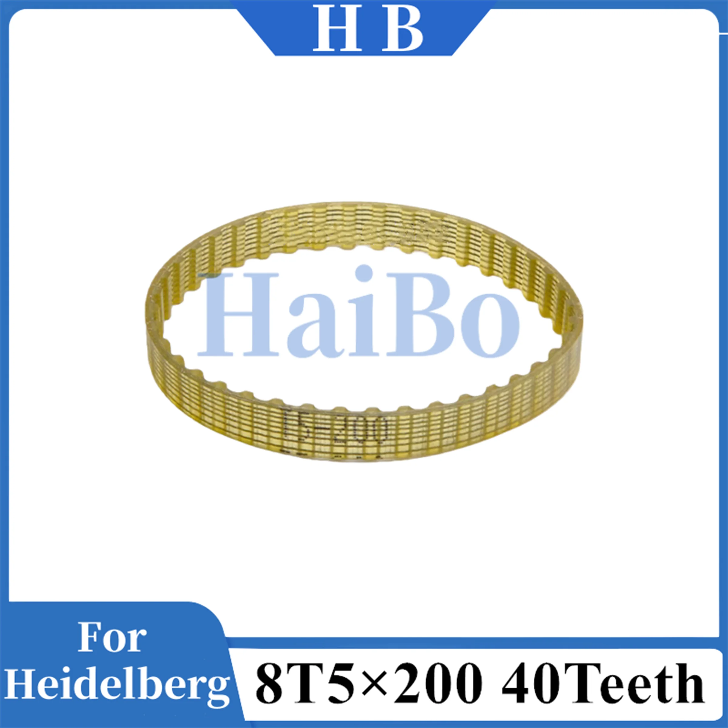 HaiBo Best Quality 00.580.1226 00.540.1037 8T5 200 40 teeth paper delivery gear belt For SM74 printing press