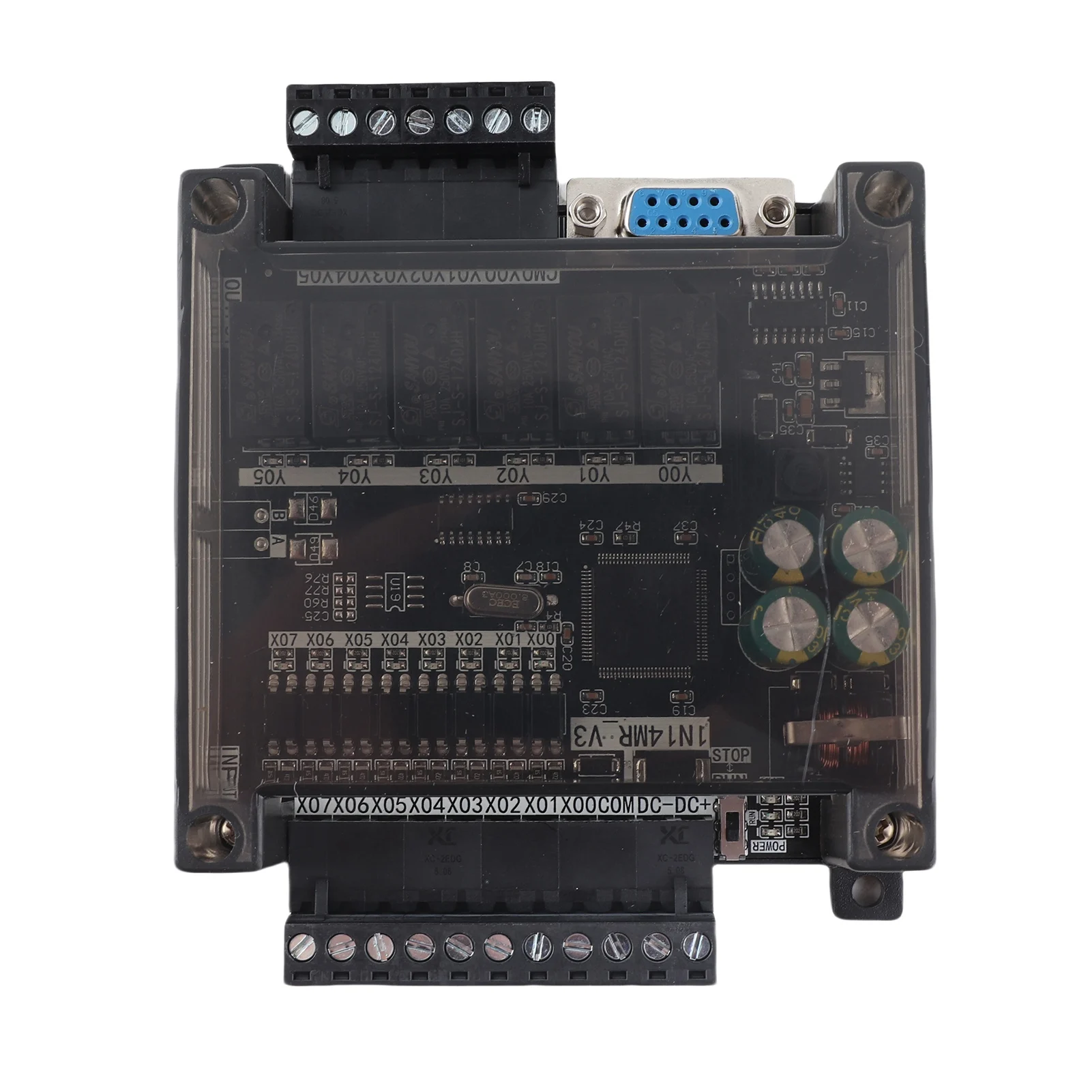 24 فولت PLC وحدة DC24V FX1N-14MR لوحة تحكم صناعية PLC للبرمجة المنطق تحكم التتابع الناتج PLC تحكم PLC التتابع