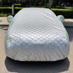 Winter Car Cover Outdoor Cotton Thickened Awning Snow Covers Sunshade Waterproof Dustproof for Sedan SUV