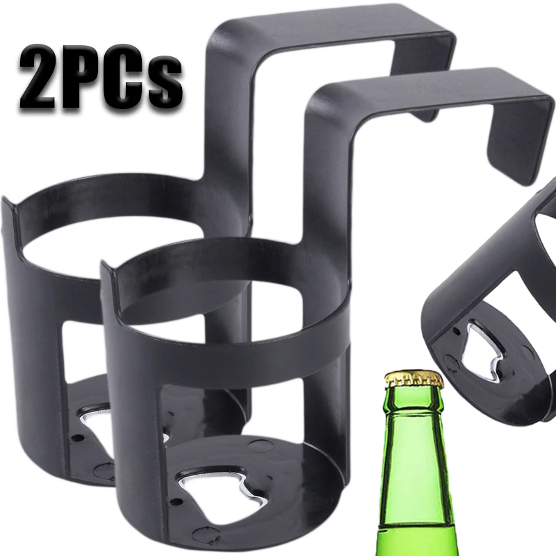 2Pcs Car Cup Holder Seat Back Organizer Mount Drink Storage Holder Car Truck Water Bottle Opener Auto Car Interior Accessories