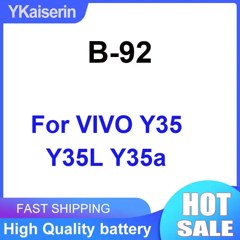 

For Vivo Y35 Y35L Y35a Stable Power Supply B-92 Mobile Phone Battery 2200Mah