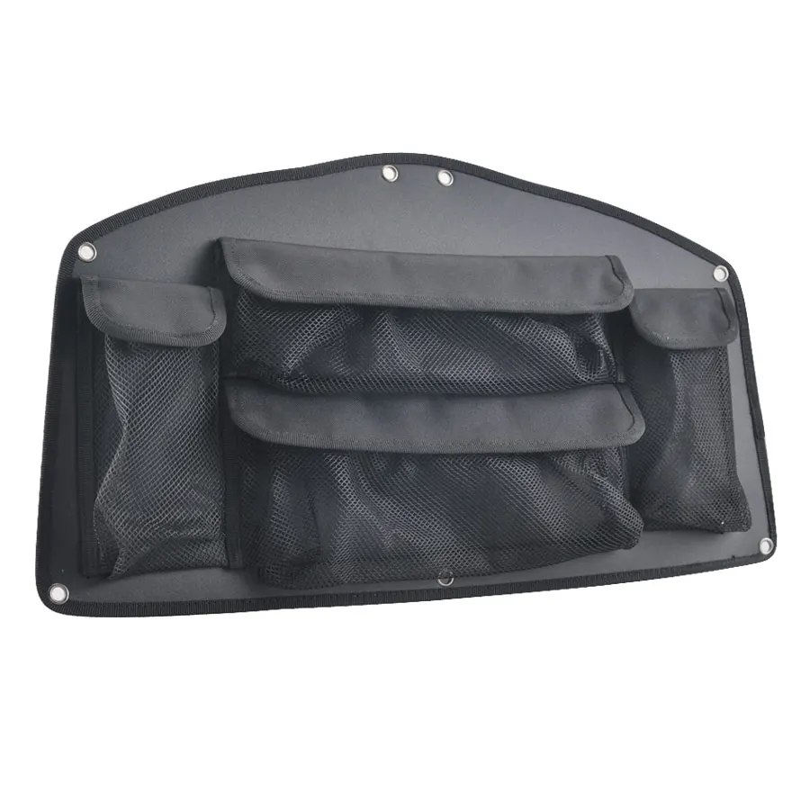 Motorcycle Accessory Trunk Lid Organizer Bag Polyester Materials Black  4 Pockets Fits For Honda Glod Wing GL1800 2001-2017