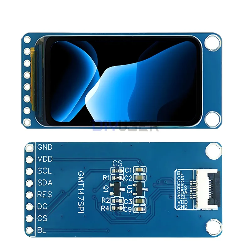 3-5 uds 1,47 pulgadas TFT LCD Écran ST7789 Petit Écran 172*320 pantalla LCD ángulo De Vue completo SPI Écran Couleur pantalla lcd