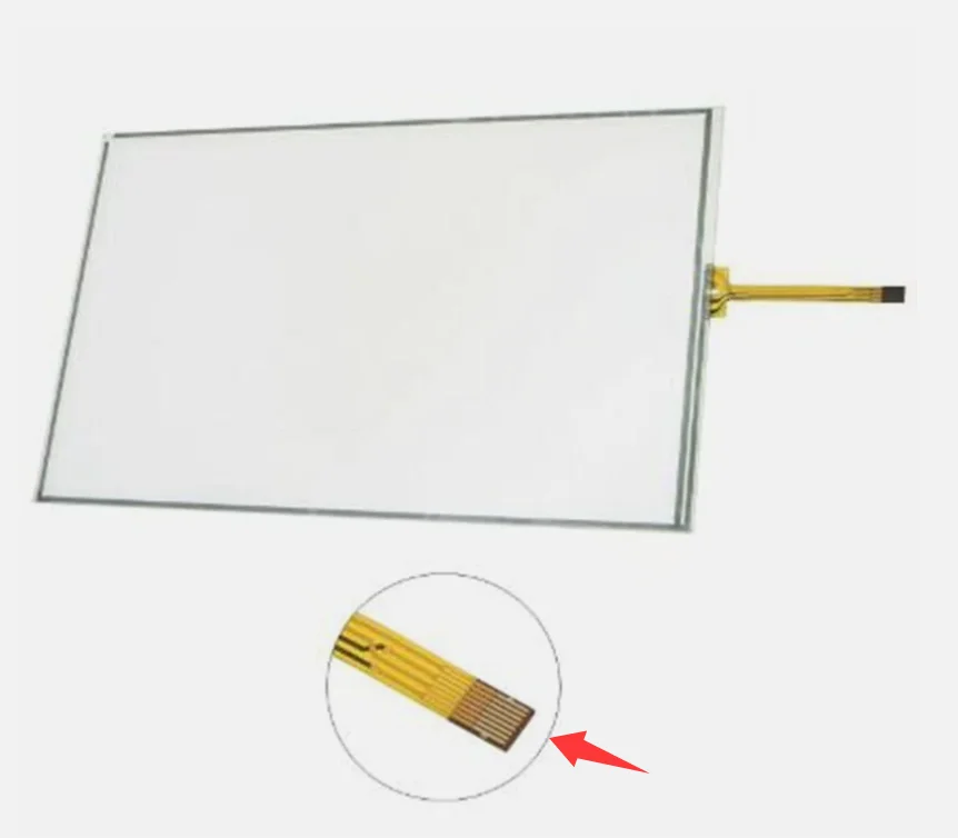 8'' Radio Touch Screen Glass Digitizer Panel LA080WV2 TD01  LA080WV2 TD03 For 14-19 Toyota Highlander Car Multimedia Player