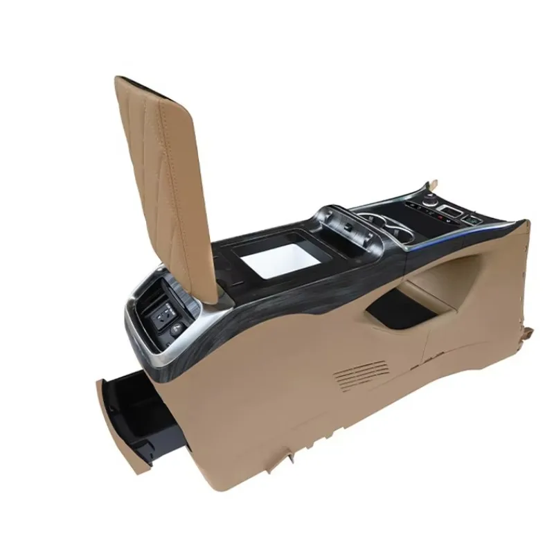 

High Quality Biuck GL8 Business Car Console Box Armrest Central Control Refrigerator 653T 652T Leather Cup Holder Storage