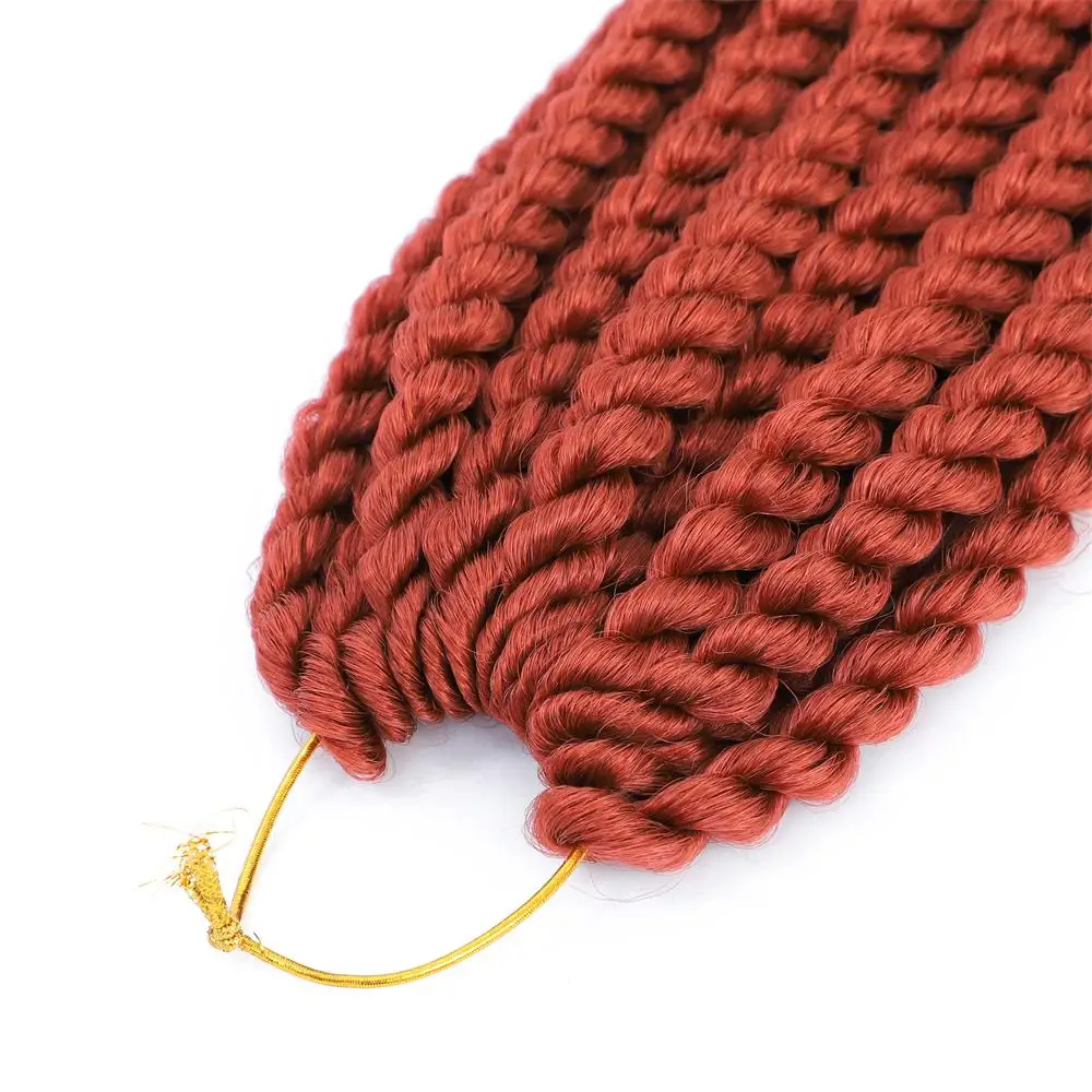 Havana Twist Crochet Hair Jumbo Synthetische Flechthaarverlängerungen Dicker Zopf Vorgefertigter Schutzstil Schwarz für Frauen Natürlicher Look – Detail 8