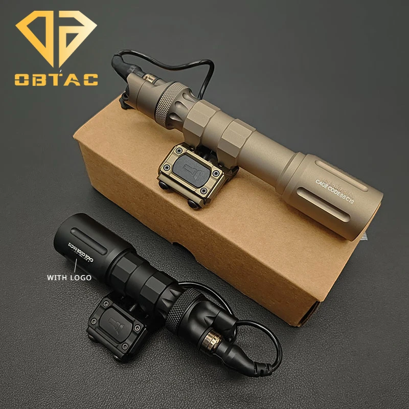 Imagem -03 - High Power Tactical Arma Lanterna Scout Light Apto para Caça Airsoft Pistola Interruptor de Pressão v2 1000lm