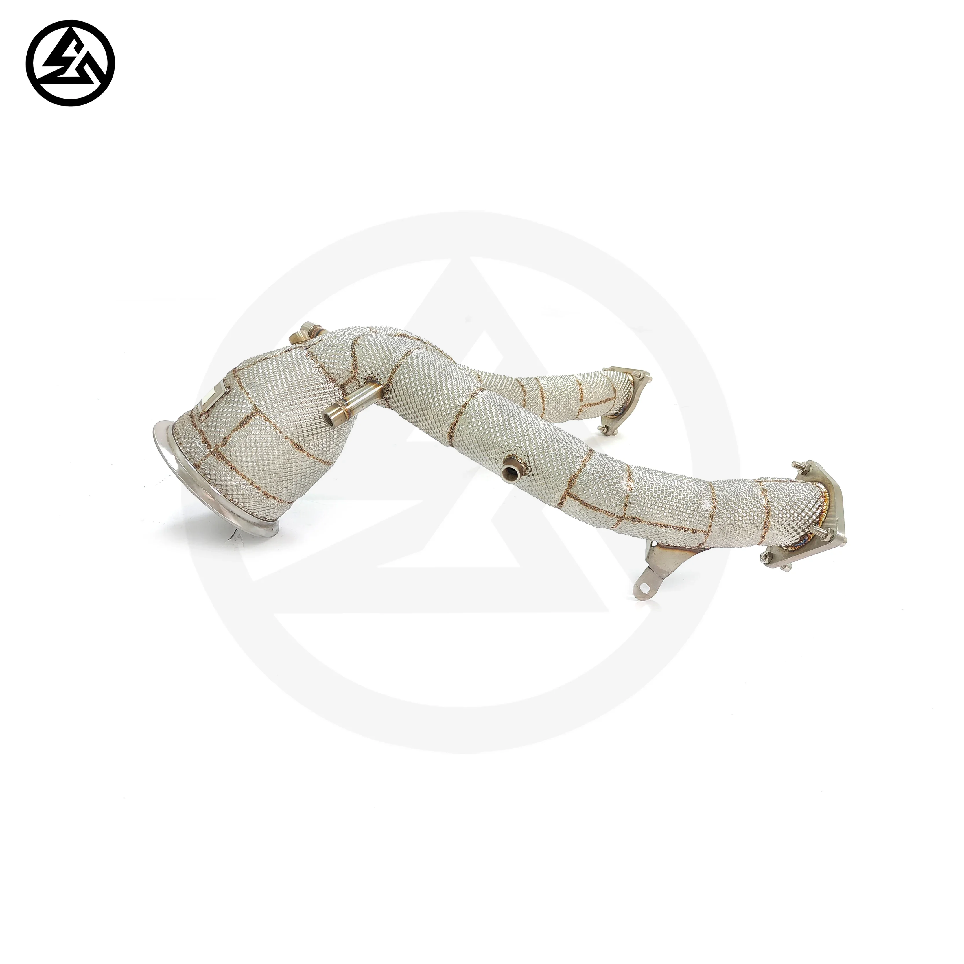 

High Performance High Flow Catted Downpipe for Porsche Macan GTS 3.0T 2020- Sport Cat Downpipe With Heatshield