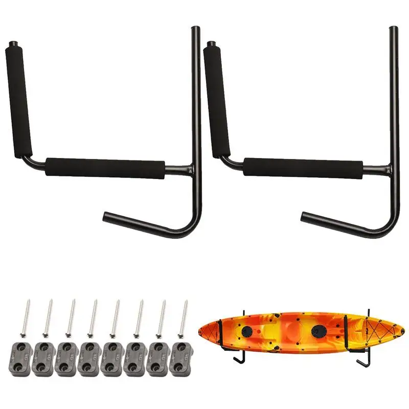 

Kayak Rack Wall Mount Canoe Hanger Hooks Garage Hanger Ladder Bracket For Hangings Outdoor Folding Chair Paddle Surfboard