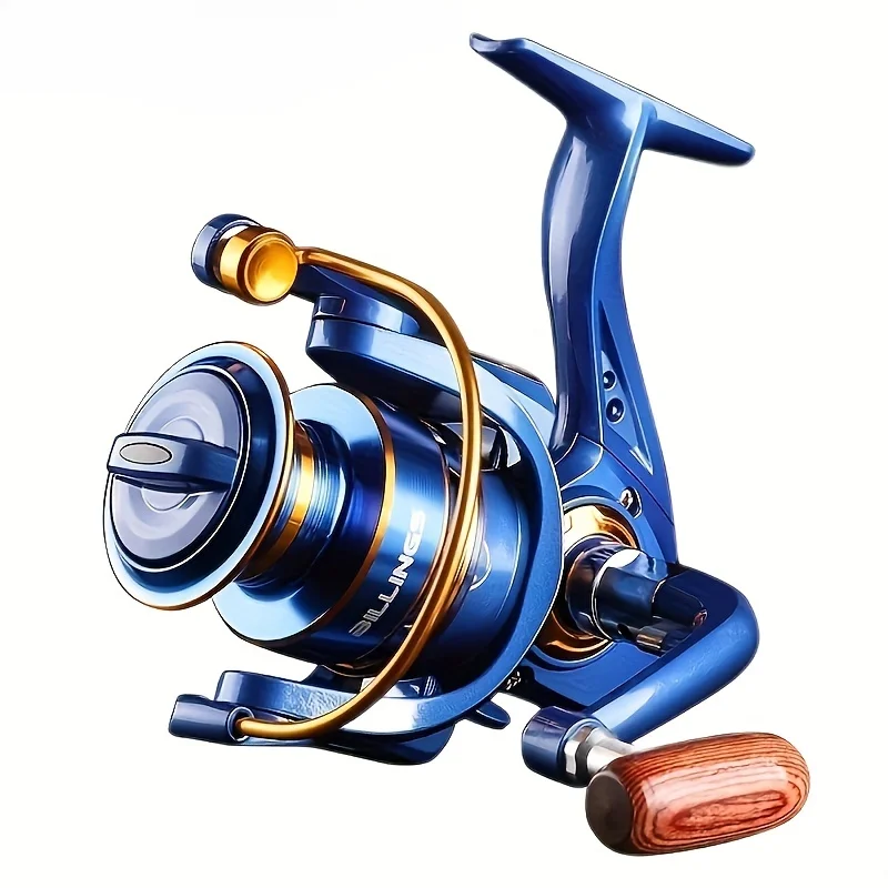 BF1000-7000 5.2:1 Gear Ratio 22LB Max Drag CNC Metal Spool Spinning Fishing Reel For Freshwater Saltwater