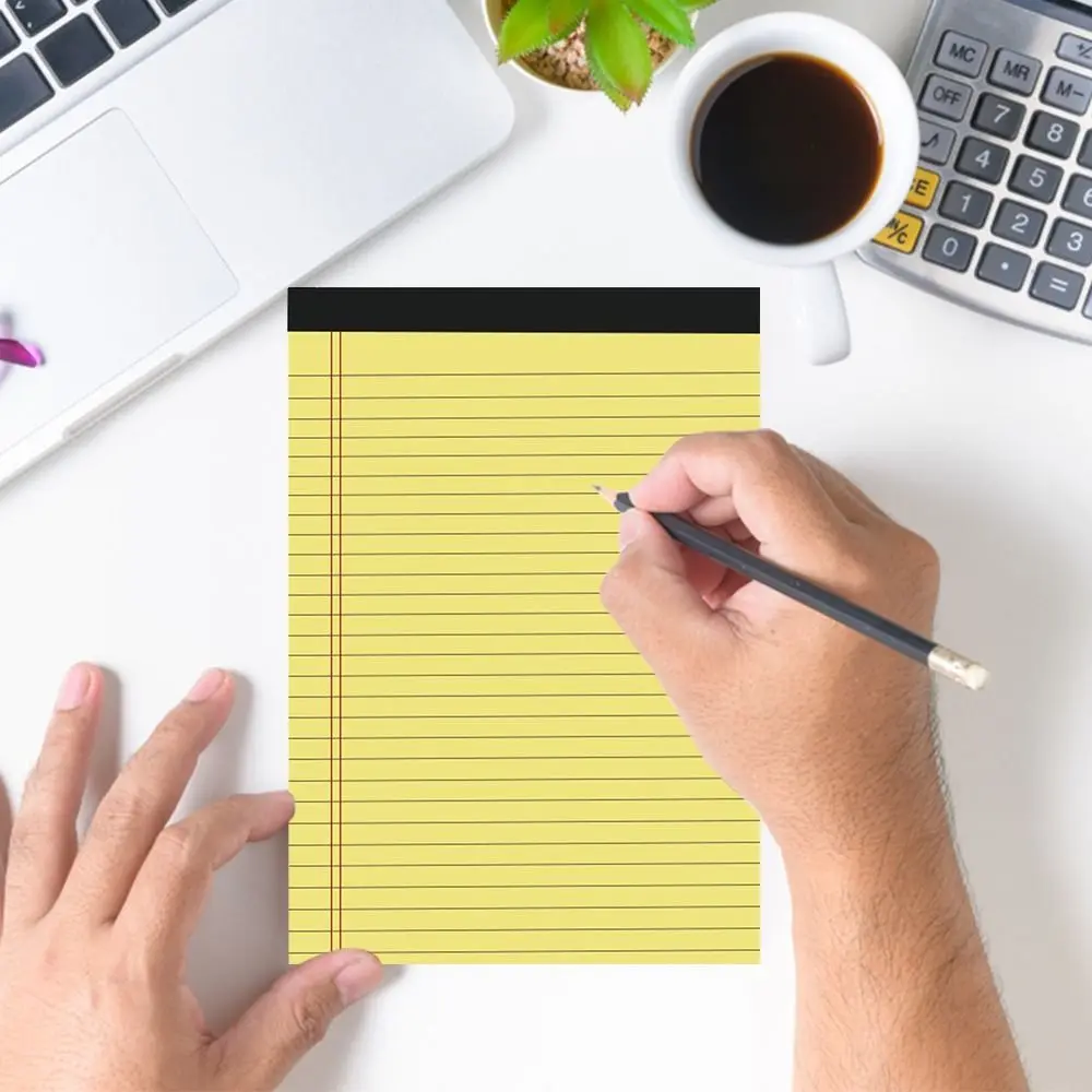 Multi-functional A5/A4 Notebook 50Sheets Tearable Writing Pad Legal Pad Gift