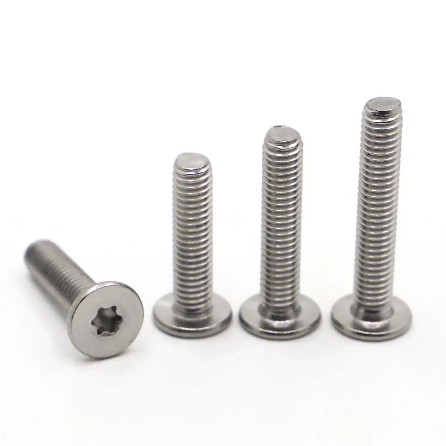 10pcs/lot M1.6 M2 M2.5 M3 M4 M5 M6 M8 304 Stainless Steel CM Six-Lobe Torx Ultra Thin Super Low Flat Wafer Head Screw Bolt
