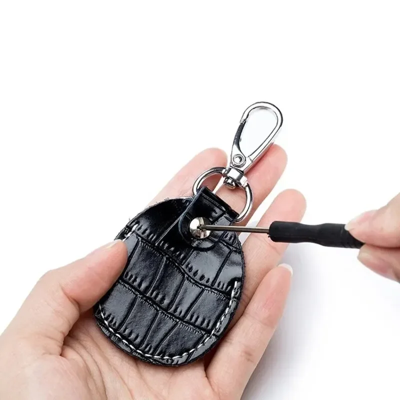 Кожаный брелок для ключей от Apple, защитный чехол в стиле ретро, с трекером и защитой от потери, аксессуары для устройств