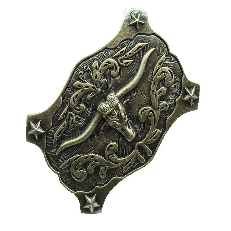 New Arrival Western Cowboy 3D Bull Texas Belt Buckle SW-HX909 suitable for 4cm wideth belt with continous stock