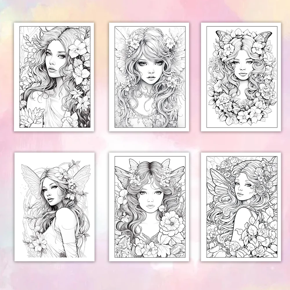 1pc, Adult coloring book, Teenagers coloring book, 30 different patterns, 100gsm thick paper, relieve stress, birthday gift