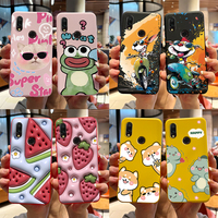 For Xiaomi Redmi 7 Ultra-thin Soft TPU Cover Cute Cat Cartoon Frog Silicone Matte Cases for Xiaomi Redmi 7 Note 7 Note7 Pro case