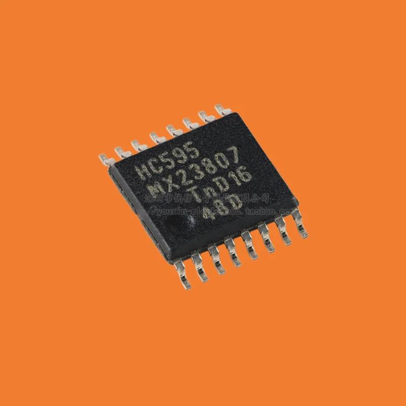 10pcs/original genuine 74HC595PW-Q100118 TSSOP-16 with output latch register; Three states